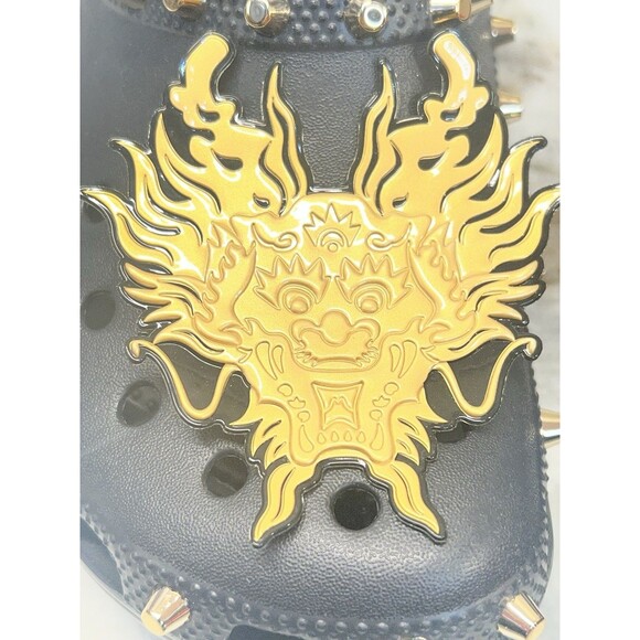 CROCS x VIVIENNE TAM Gold Embellished Clogs  NEW IN Box W7 - Picture 10 of 12